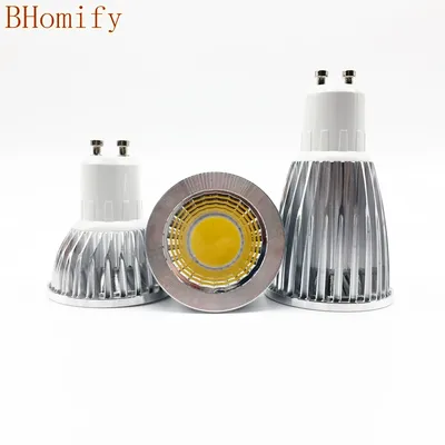 Super Bright GU10 E27 GU5.3 LED Bulbs Light Dimmable Led Warm/White 85-265V 6W 9W 12W GU10 COB LED lamp light GU10 led Spotlight