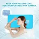 Comfortable Summer Ice Cold Pillow Cool Therapy Relax Muscle Help Sleeping Pad Mat Travel Pillows