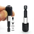 1/4 Inch Hex Shank Quick Release Screwdriver Bit Holder Extension Bar Magnetic Bit Holder Extension