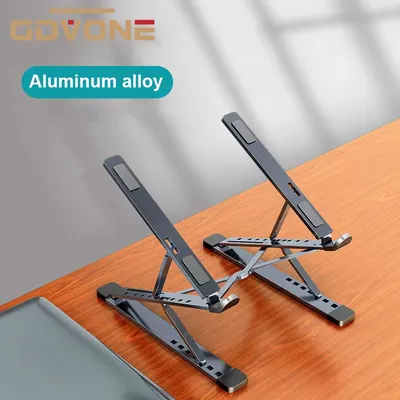 Portable Laptop Stand Aluminium Foldable notebook Stand Compatible with 10 to 15.6 Inches Laptops