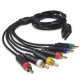 Component AV Cable for PS2 / PS3 / PS3 Slim HD Multi Out Composite RCA Audio Video Cable for Sony