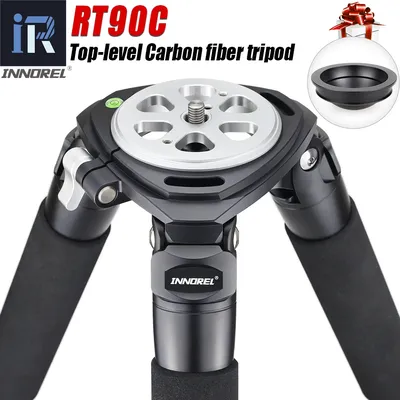 INNOREL RT90C(LT404C) Professional Heavy Duty Camera Tripod Ultra Stable Top Level Birdwatching Camera Stand 40mm Leg Tube
