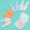 Soft Silicone Ear Plugs Insulation Ear Protection Earplugs Anti Noise Snoring Sleeping Plugs For