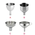 Small Mouth Funnels Bar Wine Flask Funnel Mini Stainless Steel For Filling Hip Flask Narrow-Mouth
