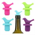 The New Creative Bird Design Wine Stopper Silicone Wine Cork Stopper Plug Cover Bottle Caps Bottle