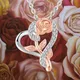 Rose Flower Pendant Heart Necklaces For Women Two-tone Zircon Aesthetic Jewelry Gift for Mom Girls