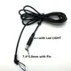 Copper DC Tip Plug Connector Cord Cable for Dell HP Laptop Charger Adapter black Pin 7.4 x 5.0