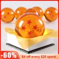 7.6cm DBZ Crystal Ball Anime Figure 1 2 3 4 5 6 7 Star Shenron Wish Balls Cosplay Props Collectible