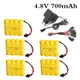 Rechargeable 4XAA Battery Pack Remote Control Toy Car Battery 4.8V 700mAh Ni-CD Battery SM-2P With