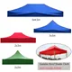 Tent Roof Oxford Cloth Shade Awning Tent Cover Garden Gazebo Waterproof UV Protect Cover Outdoor Sun