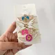 4pcs/set New Girls Cute Sailor Moon Hairpins Sweet Hair Clips Kids Barrettes Slid Clip Fashion Hair