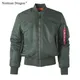 Military tactical Male Army MA-1 Flight Bomber Jacket Baseball Varsity College Pilot Air Force