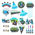 Thomas And Friends Party Decoration Train Locomotive Balloon Paper Cups Plates Tablecloth High