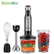 BioloMix 4 in 1 High Power 1200W Immersion Hand Stick Blender Mixer Includes Chopper and Smoothie