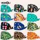 cartoon printing adjustable scrub hat beauty salon nursing cap Health service work Caps pet shop