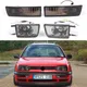 4PCS Set Car Smoked Front Bumper Fog Light + Turn Signal Lamp For VW Jetta MK3 Golf 1992 1993 1994