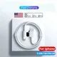 Original USB Lightning Cable For Apple iPhone 5 6 7 8 Plus XR XS SE Fast Charger iPhone 14 13 12 11