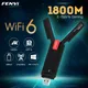 FENVI WiFi 6 USB Adapter Dual Band AX1800 2.4G 5GHz Wireless WiFi 6E AXE3000 Dongle Network Card USB