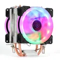 2 Heat Pipes Cooling CPU Cooler RGB Fan 3pin For Intel LGA 1150 1151 1155 1700 775 1200 AMD FM2 AM3