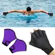 Newly 1 Pair Swimming Gloves Aquatic Fitness Water Resistance Aqua Fit Paddle Training Fingerless