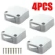 4pcs Self-resetting Normally Closed Switch Wardrobe Light Switch Cupboard Doors Sliding Doors