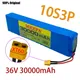 10S3P 36V battery ebike battery pack 18650 lithium ion battery 500W high power and large