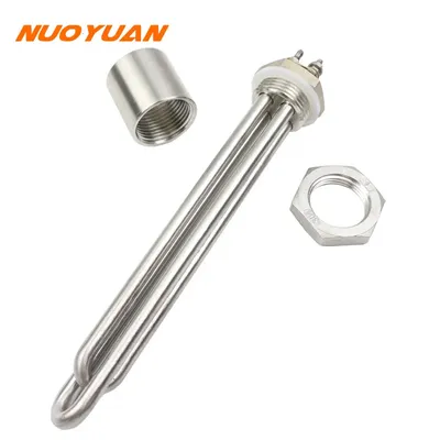 Heater 12v/24v/36v/48v Immersion Tubular Water Heating Element Heater DN25 Thread Solar Water Heater Resistance
