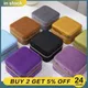 Flannel Portable Jewelry Box Square Luxury Gift Packaging Velvet Jewellery Storage Case Leather Ring