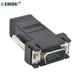 kebidu VGA Extension Extender Cord Male To Lan Cat5 Cat5e RJ45 to VGA Ethernet Female Adapter for PC