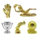 Golden Boot Top Soccer Award Mini Model La Liga Free Shipping World Football Metal Trophy Gloves