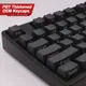 Mechanical Keyboard Keycaps Black PBT OEM Profile Height 108 Keys for 61 87 104 Keyboard GK61 SK61