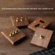 DepoGuye High quality retro American light switch socket pure wood brass toggle switch plate home