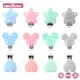 1pc Silicone Clip baby Pacifier Clips Heart Star Round Shape Dummy Clip BPA Free DIY Pacifier Chain