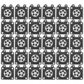 30Pcs Carburetor Parts Chainsaw Carburetor Membrane Pads For Zama Chainsaw Carburetor