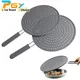 Silicone Kitchen Splatter Screen with Handle Heat-resisting Oil Splash Guard Drain Board Cover