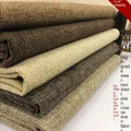 Thickening Burlap Fine Linen Cotton Linen Tablecloth Sofa Fabric Canvas Coarse Linen Fabric DIY Home