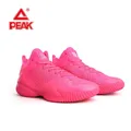 PEAK Lou Williams Street Master Men Basketball Shoes Sports Shoes Pink Sneakers Non-slip Cushioning