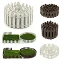 100x5cm Miniature Small Wood Fencing DIY Miniature Garden Fence Succulents Potted Flower Bonsai