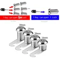 Same key 16/20/25/30mm Drawer Locks With 2 Keys Lock Furniture Hardware Door Cabinet Lock For Office