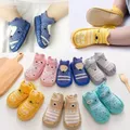 2023 New Born Baby Socks with Rubber Soles Infant Baby Girls Boys Shoes Spring Autumn Baby Floor