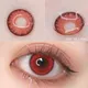 Bio-essence 1 Pair Color Contact Lenses for Eyes Natural Brown Lenses Beauty Fashion Red lense Blue