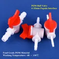 1~50pcs 4~25mm POM Ball Valve Drip Irrigation System Hose Pagoda Joint Aquarium Tank Air Pump Garden