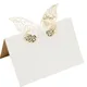 50pcs Butterfly Laser Cut Table Name Place Cards Lace Name Message Setting Card Seat Wedding