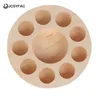 6/10 Hole Essential Oil Storage Rack Smooth Essential Oil Wooden Display Stand For Essential Oils