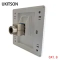 1 Port CAT8 CAT 7 RJ45 Wall Panel CAT.7 LAN Faceplate CAT.8 Network Socket For Vention UGREEN 40Gbps