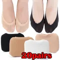 10/20pairs Women Summer Invisible Socks Footsies Shoe Liner Trainer Ballerina Boat Socks Ladies Thin