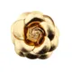 5cm Gold Silver Color PU Leather Rose Flower Brooch Camellia Corsage Women Lapel Pins and Brooches