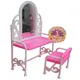 1 Sets Kids Play House Furniture Dressing Table Set for Barbie Doll Hous Furniture