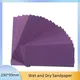 10 Pieces Purple Square Sandpaper 230*93mm Wet and Dry Sanding Paper for Automotive Polishing Paint