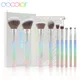 Docolor 9Pcs Eyeshadow Foundation Makeup Brush Women Cosmetic Powder Face Blush Blending Beauty Make